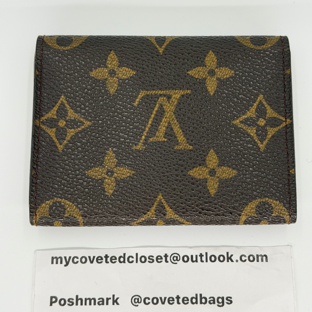 Louis Vuitton Monogram Flap Card Case Rank A Condition W/Box and Dust Bag! 😍 - Picture 6 of 16